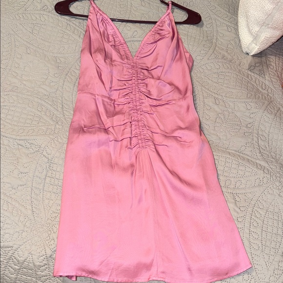 ASTR THE LABEL Pink Women's mini dress - Picture 3 of 8